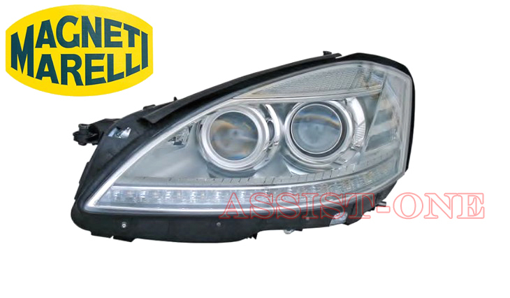 純正OEM MARELLI製 ベンツ Sクラス W221 後期 NV無 バイキセノン 左ヘッドライト 左ヘッドランプ 左 ~2009年 補修用 後期ルック拍卖
