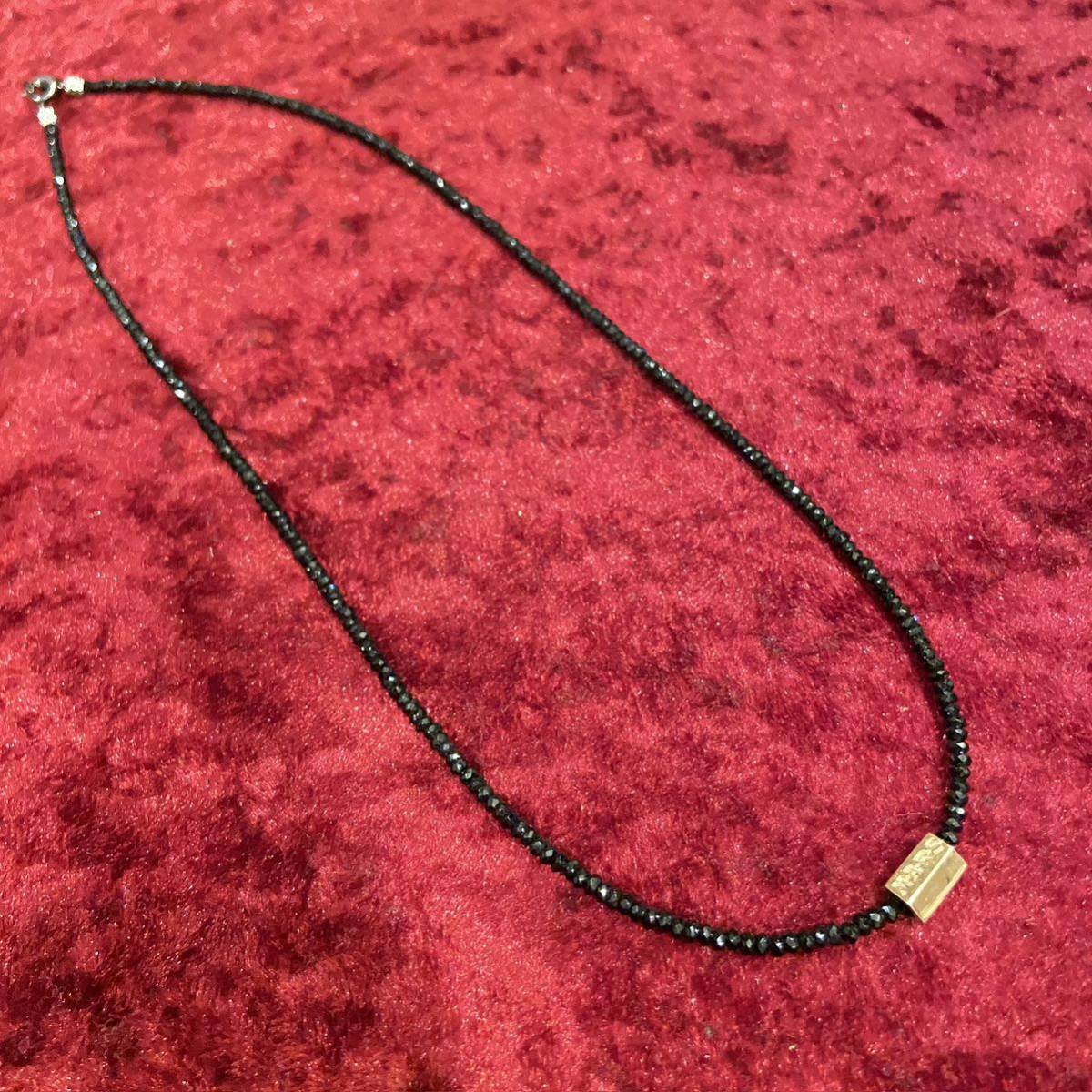 m.a.r.s マーズ ブラックスピネル 色石 天然石 ネックレス拍卖