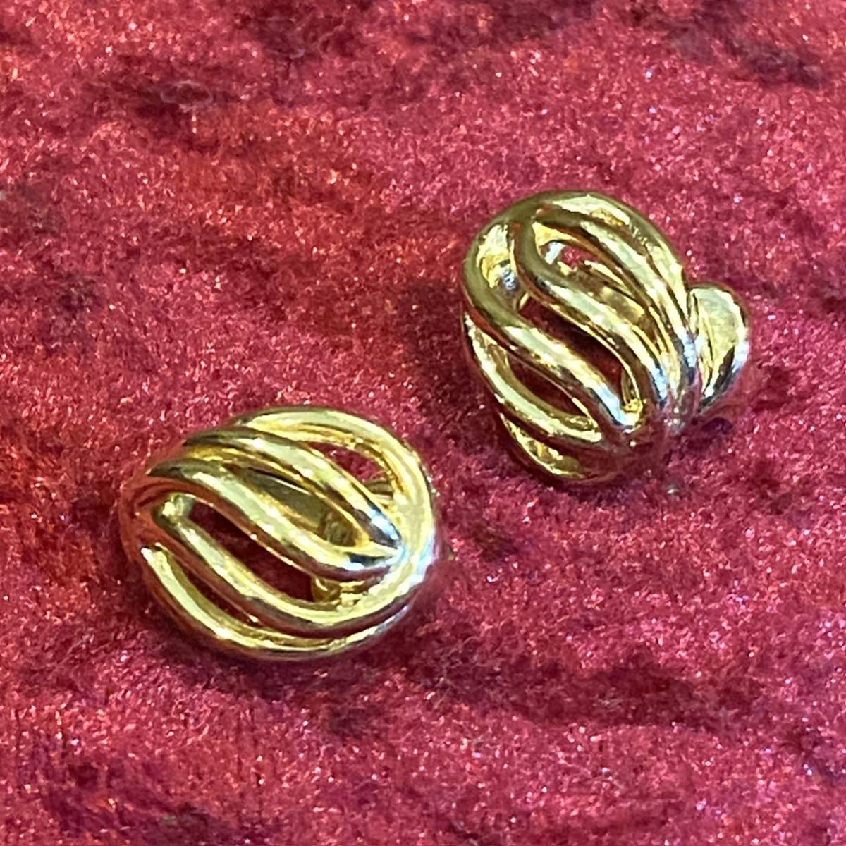 vintage Dior 美品 クリスチャン ディオール メッシュ イヤリング拍卖