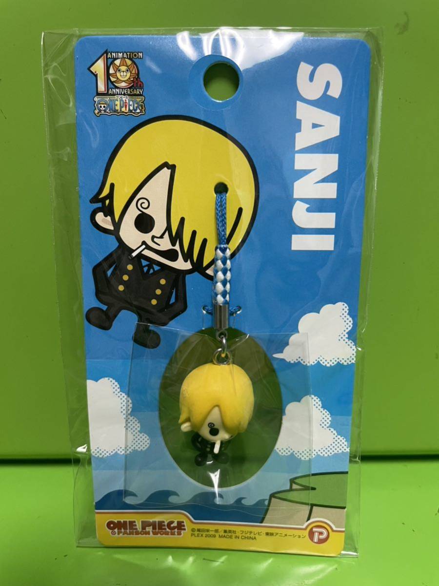 ONEPIECE ワンピース × パンソンワークス 根付ストラップ ■ サンジ 【新定形外送料140円】プレックス、ラナ、キーホルダー、チャーム拍卖