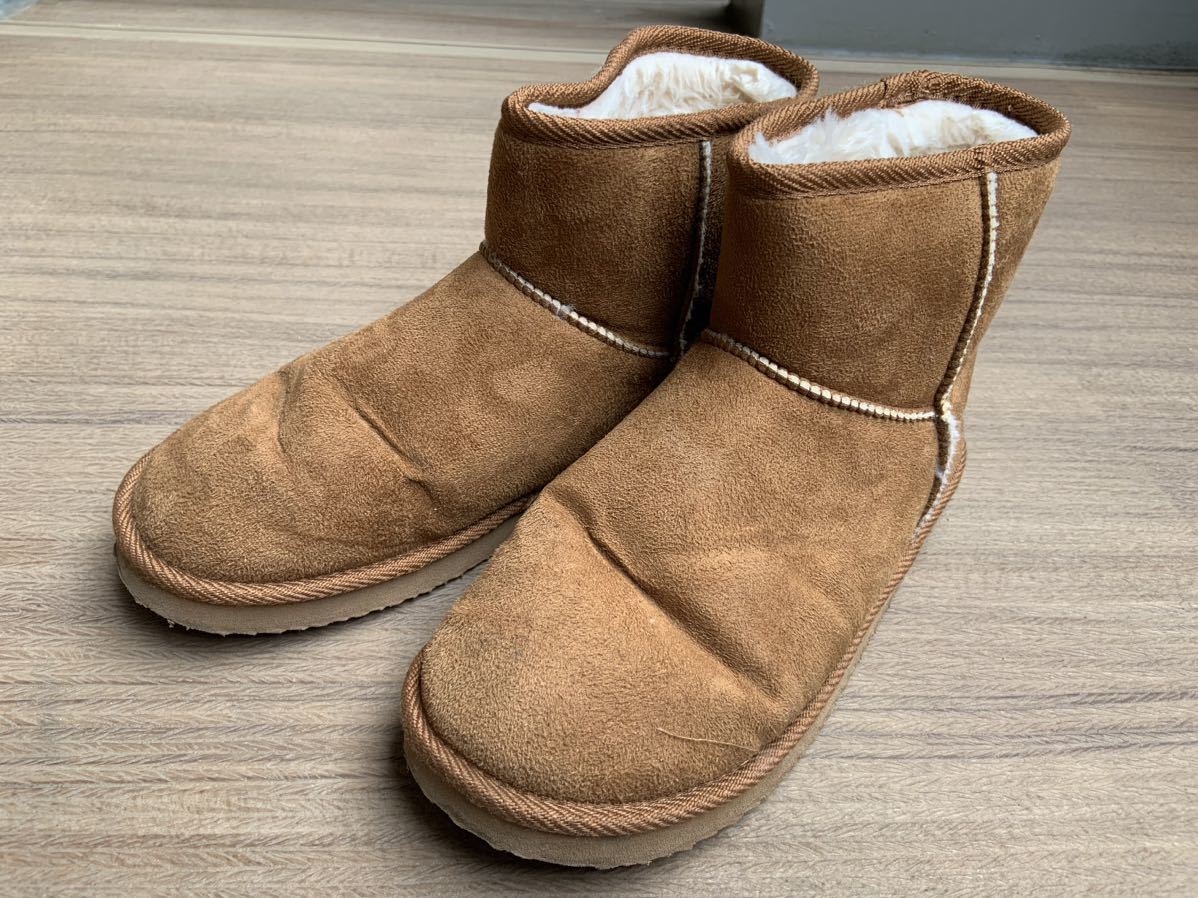 アースミュージック&エコロジー ムートンブーツ Lサイズ拍卖