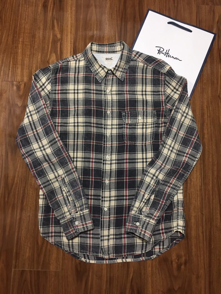 ★極美品★RHC★ロンハーマン★RonHeaman★ネルシャツ★チェックシャツ★ビンテージ★California★カリフォルニア★SURF★サーフ拍卖