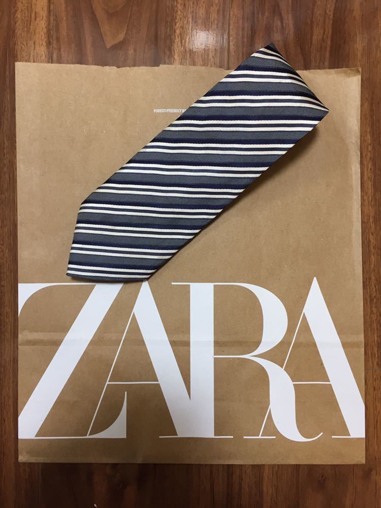 ★極美品★ZARA MAN★ZARA★ザラ★ネクタイ★スーツ★レジメンタル拍卖