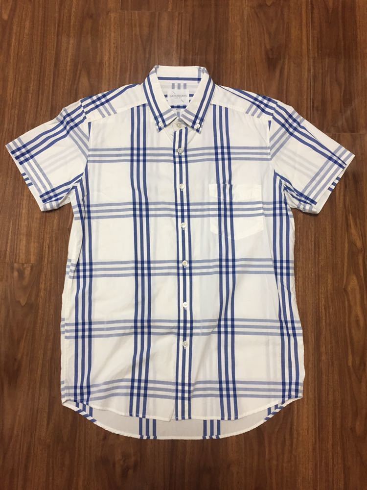 ★新品未使用★SATURDAYS SURF★サタデーズサーフ★ボタンダウンシャツ★ユナイテッドアローズ★ビームス★ロンハーマン★サーフ拍卖