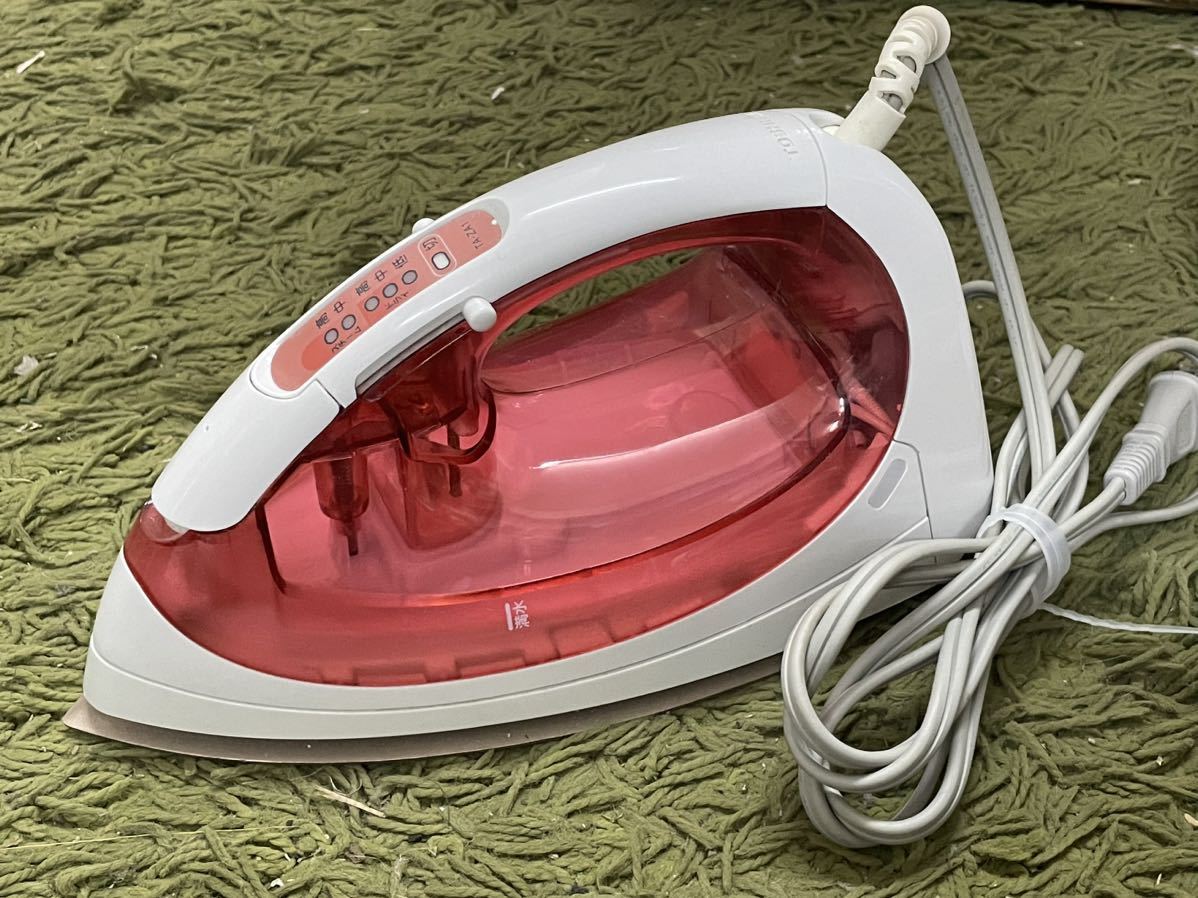 TOSHIBA 東芝 スチームアイロン TA-ZA1 ピンク15年製拍卖