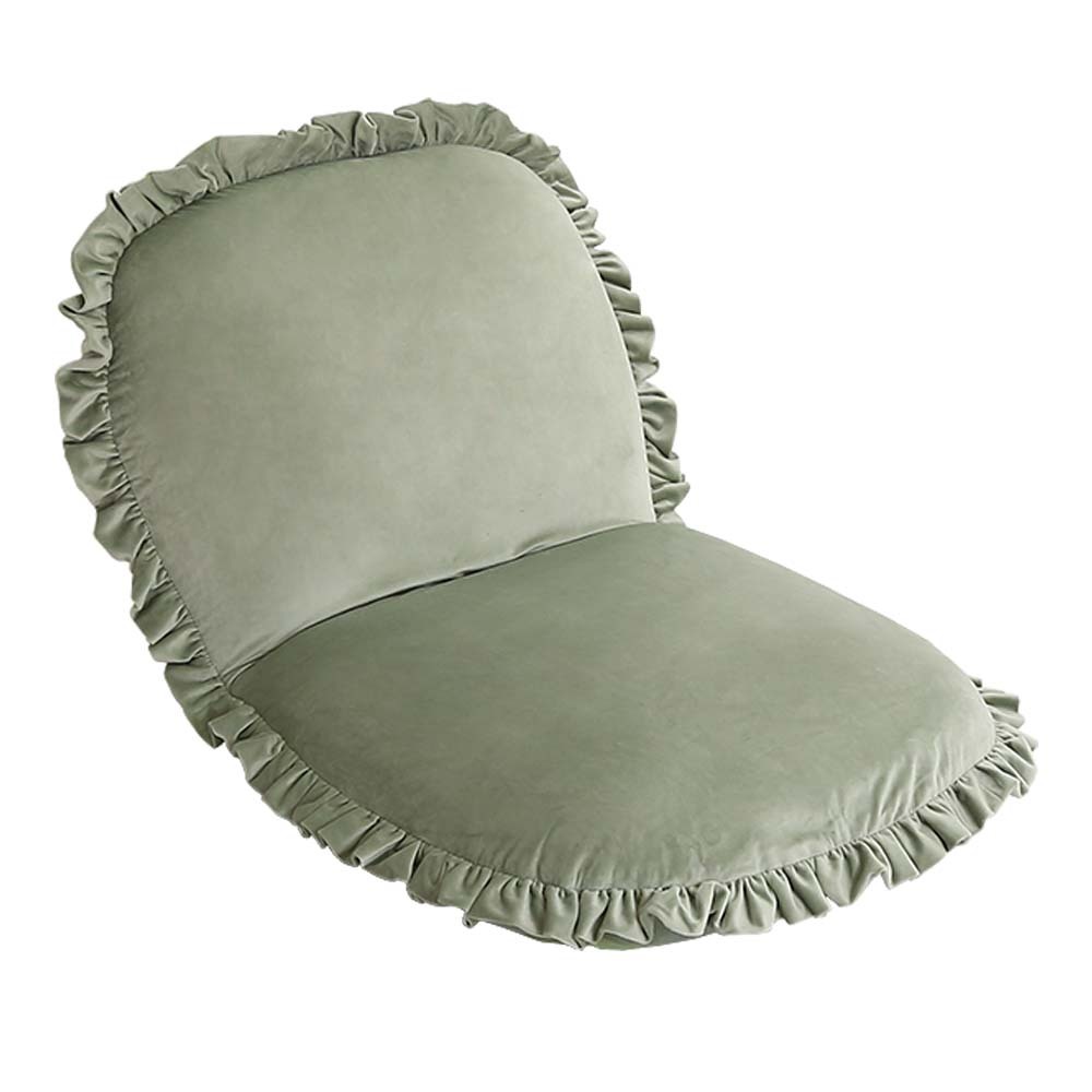 大人かわいいインテリア ベロア座椅子【Chammy -チャミー-】 SH-07-OKBF-GE グリーン拍卖