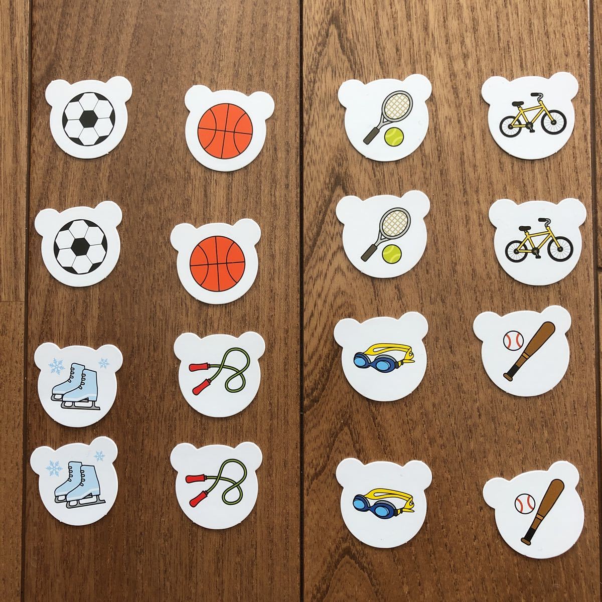 【即決】マクドナルドハッピーセット しまじろう神経衰弱カードおもちゃ拍卖