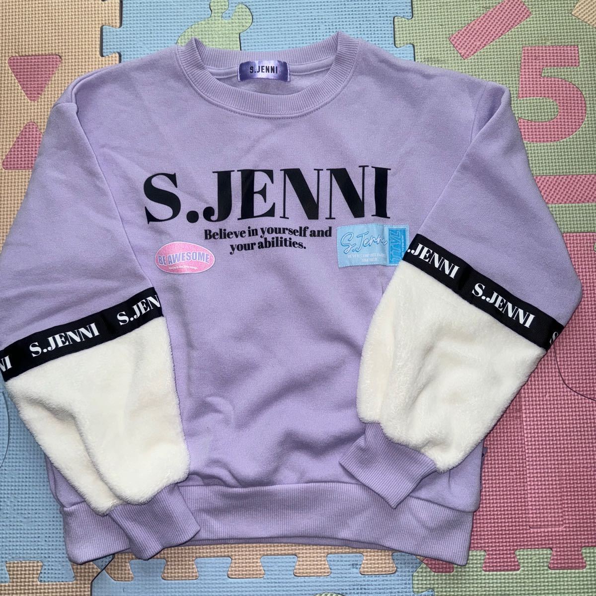 【新品即決】ジェニィとっても可愛い女の子用長袖トレーナー 150cm 裏起毛 JENNI拍卖