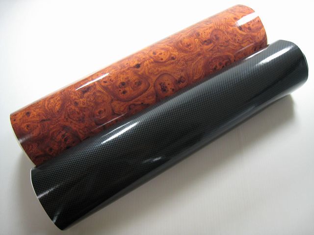 ダイハツ タントカスタム 取り付け例あり カーボン調ウッド調シートステッカーカッティングシート拍卖