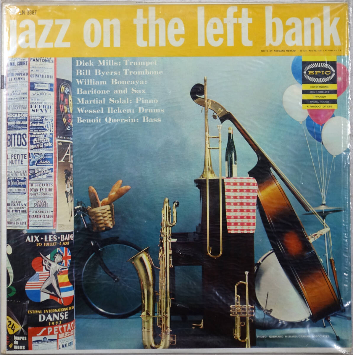 ◆V.A./JAZZ ON THE LEFT BANK (US LP/Sealed) -Martial Solal拍卖