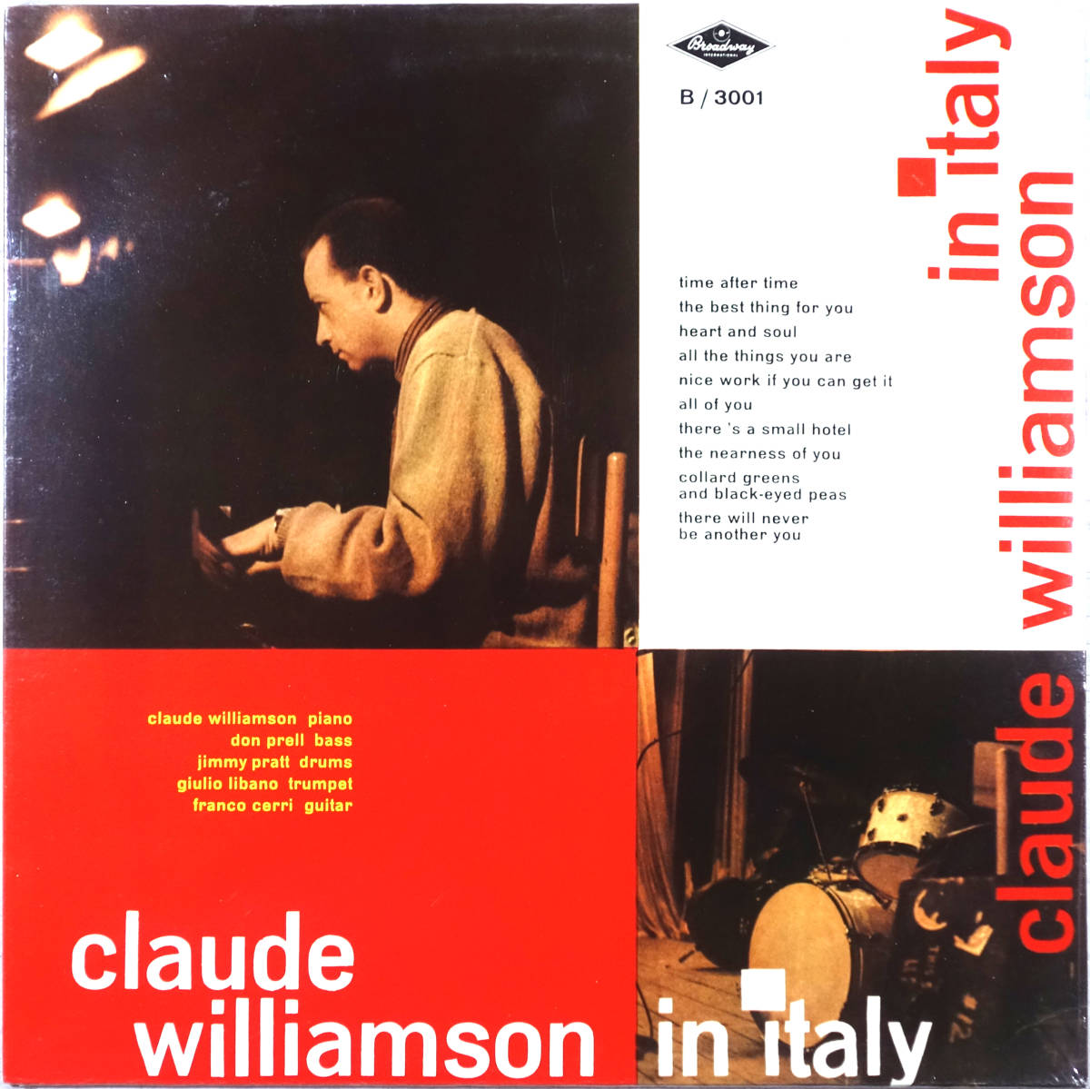◆CLAUDE WILLIAMSON/IN ITALY (ITA LP/Sealed) -Franco Celli拍卖