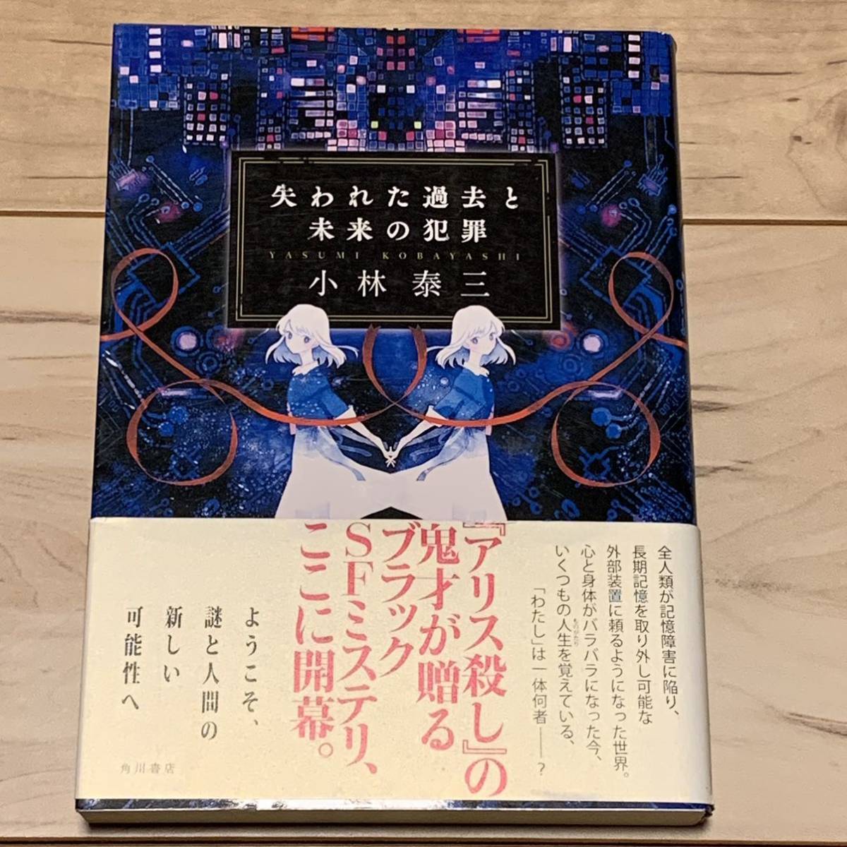 初版帯付 小林泰三 失われた過去と未来の犯罪 角川書店刊 ミステリー ミステリ SF ホラー拍卖