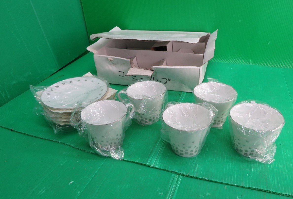 N-59■新品・未使用! GIVENCHY コーヒーセット カップ&ソーサー 5客セット拍卖