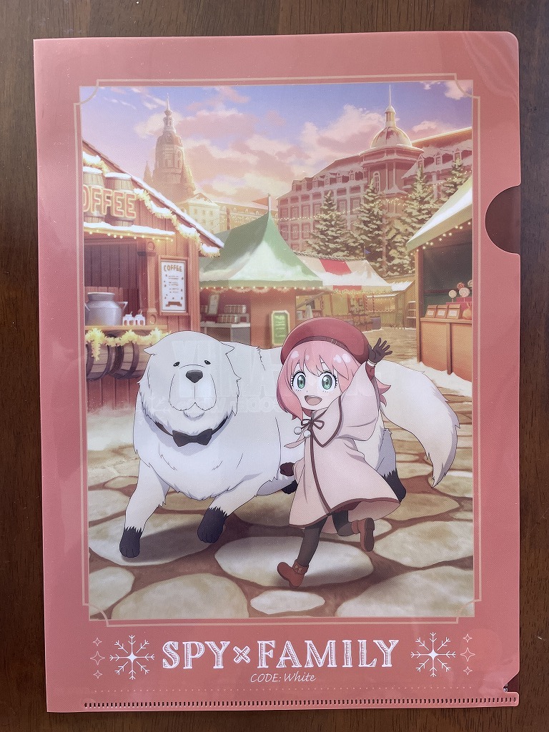 【2024.2】 スパイファミリー 映画 コードホワイト クリアファイル  ★ SPY × FAMILY  【条件付き送料無料】拍卖
