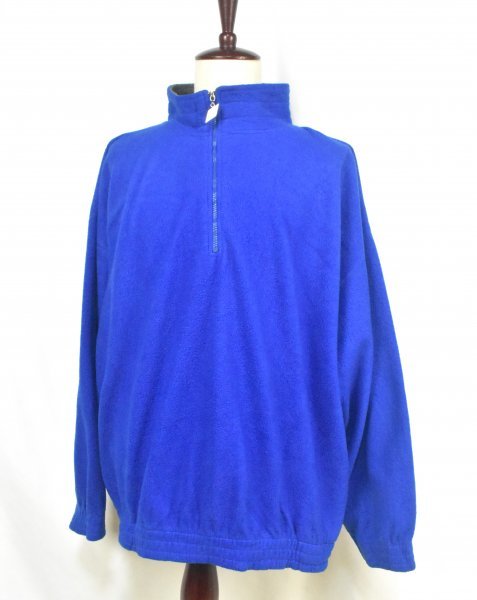 2000sUSA古着 PRO SPIRIT ハーフジップ フリース sizeXXL 青 ブルー ビッグシルエット 大きいサイズ ゆったり アメリカ 2000年代 Y2K拍卖