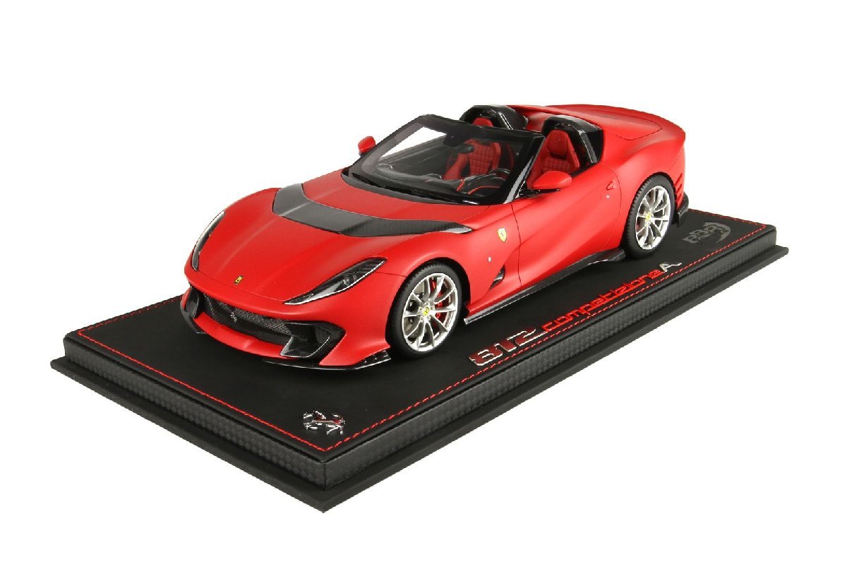 <予約品> BBR 1/18 Ferrari 812 Competizione A Rosso F1-75 フェラーリ P18209ST1拍卖