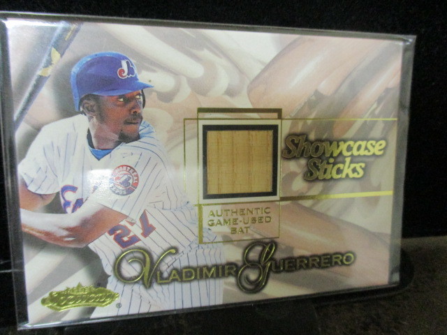 ◎野球カード V・ゲレーロ 2001 Fleer Showcse Sticks User Bat 即決!!拍卖