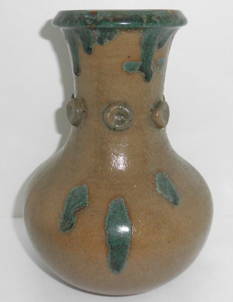 MT40★上野焼★陶器★花瓶★壺★花器 花入れ★刻印あり★拍卖