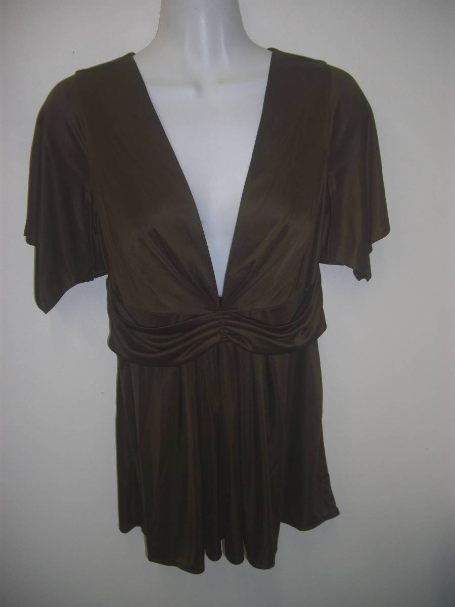 MOGA(モガ/ビギ)ドレープ/インナー/カットソー☆サイズ2拍卖