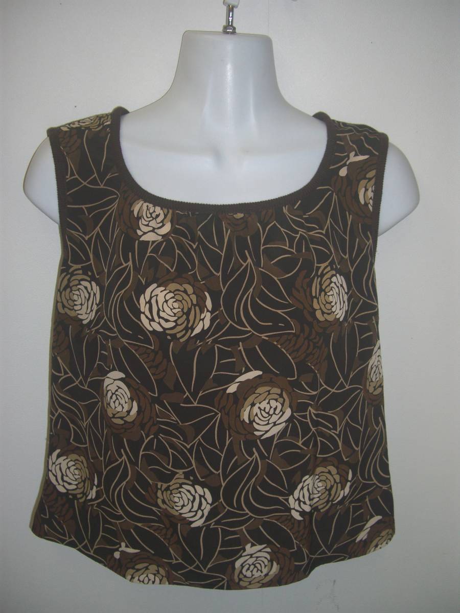 送料無料!les habits(レザビヌフ/オールスタイル)カットソー/ニット/インナー/ベスト☆サイズM拍卖