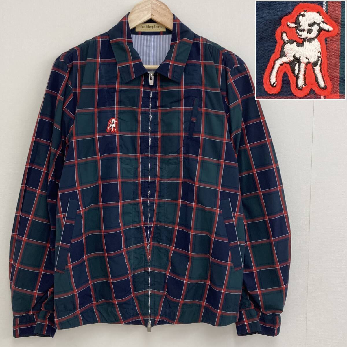 2021SS the Shepherd UNDERCOVER パッカリング チェック ブルゾン 2サイズ シェパード アンダーカバー シャツ ジャケット archive 4010335拍卖