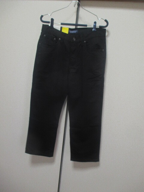W30(76cm)◆Navy Produce◆ストレートパンツ◆黒 ■送185 タグ付き未使用拍卖