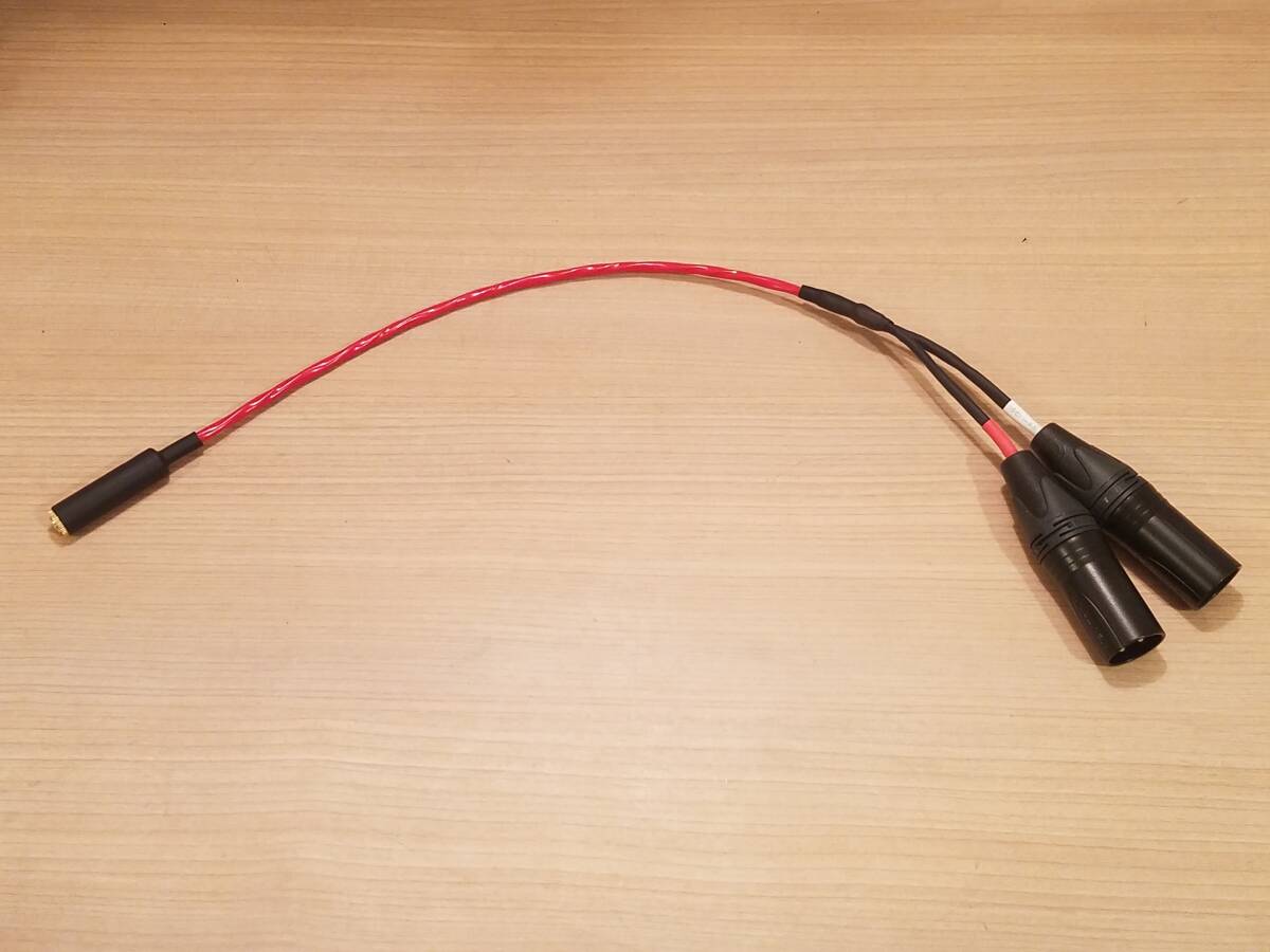 ★ BELDEN 88760 XLR2オス-ステレオミニプラグ3.5mmメス 変換ケーブル 40cm Yケーブル 金メッキ NYS240BG NC3MXX-B ブランド-長さ変更可 拍卖