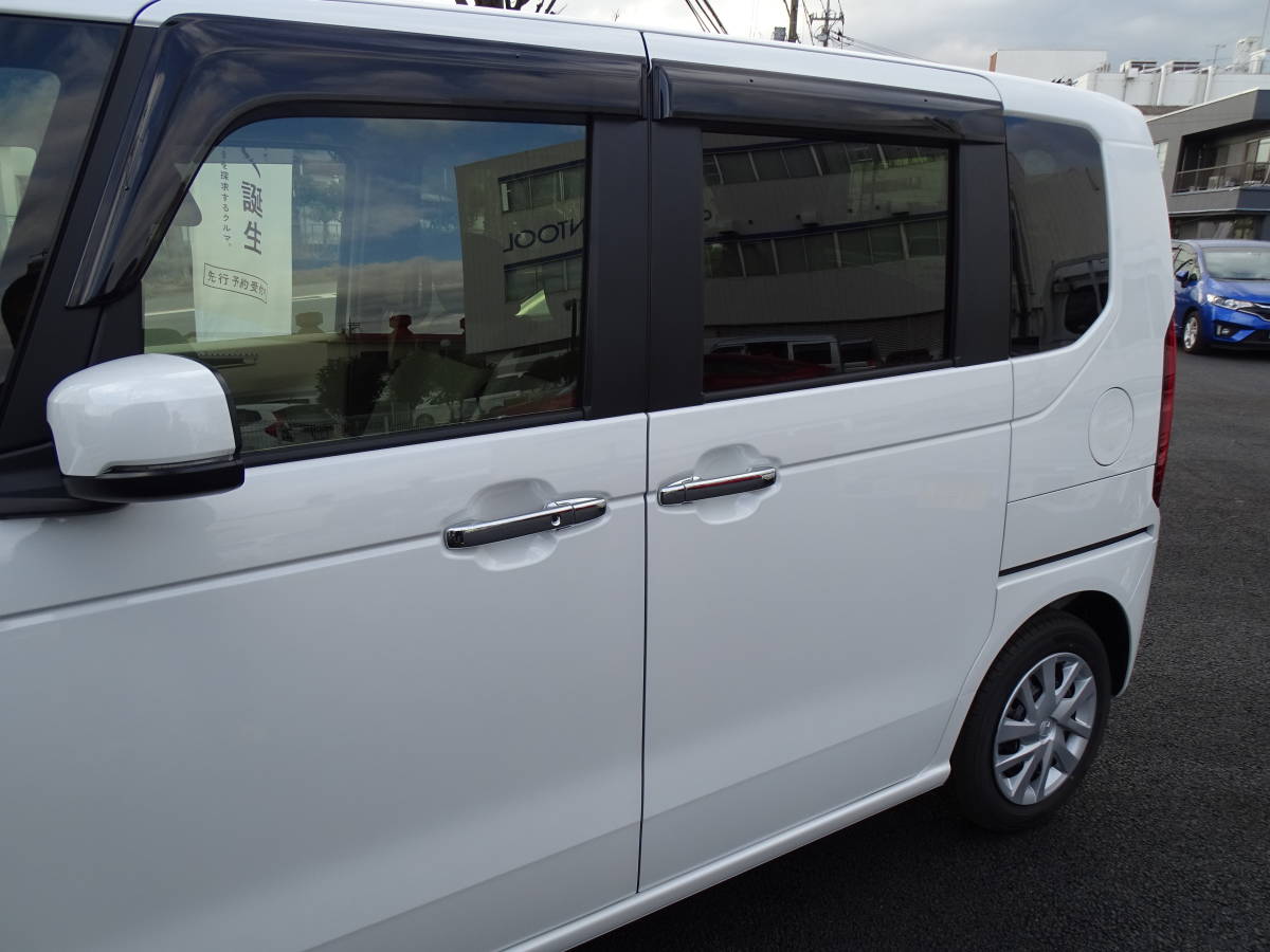 送料無料 ホンダ 新型 NBOX NBOXカスタム共通 6BA-JF5 F6系 ドアハンドル 取手 ドアノブ 1台分 鏡面メッキ ABS製 貼り付け装着!拍卖