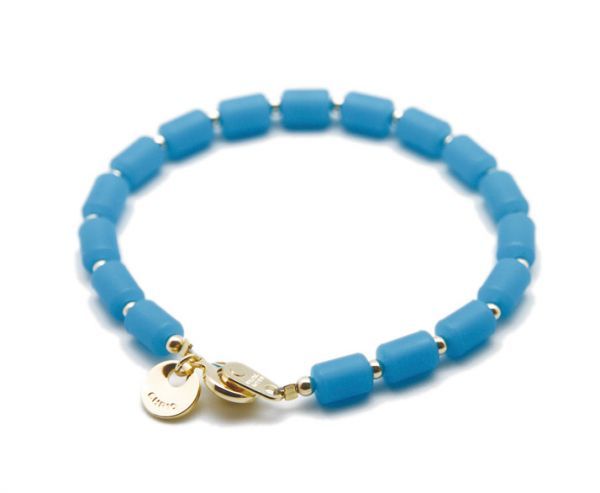 ★即決★クリオ インパルス ブレスレット アクアブルー Mサイズ 19cm拍卖