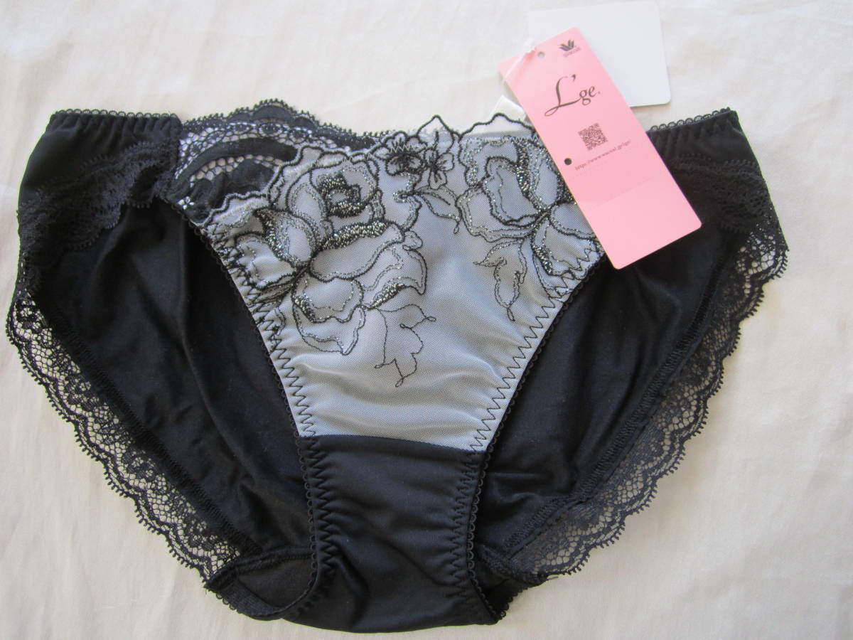 【ワコール】ルジェ 黒薔薇ショーツ M拍卖