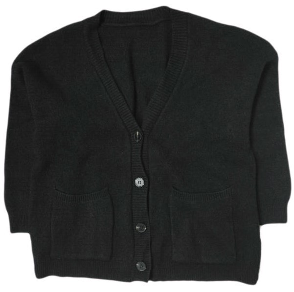 LADY BLUE レディブルー ニットルーズカーディガン BU10919BK00F Free ブラック トップス g15530拍卖