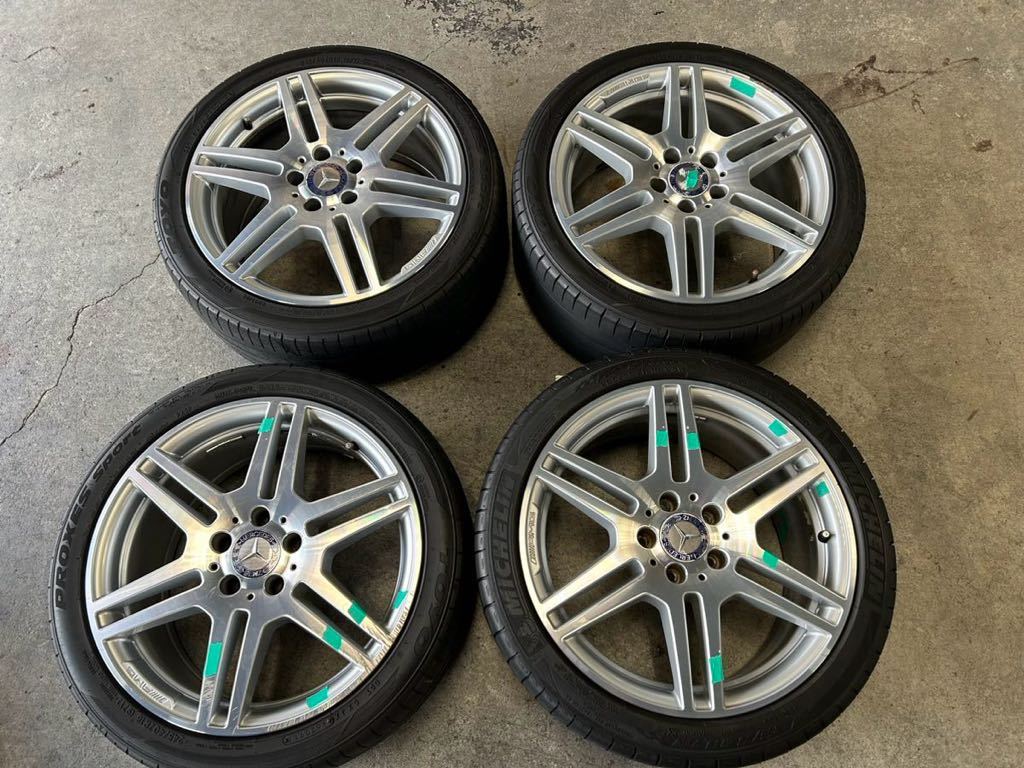 M・ベンツEクラス W212 E250 AMG純正18インチアルミホイール4本SET拍卖