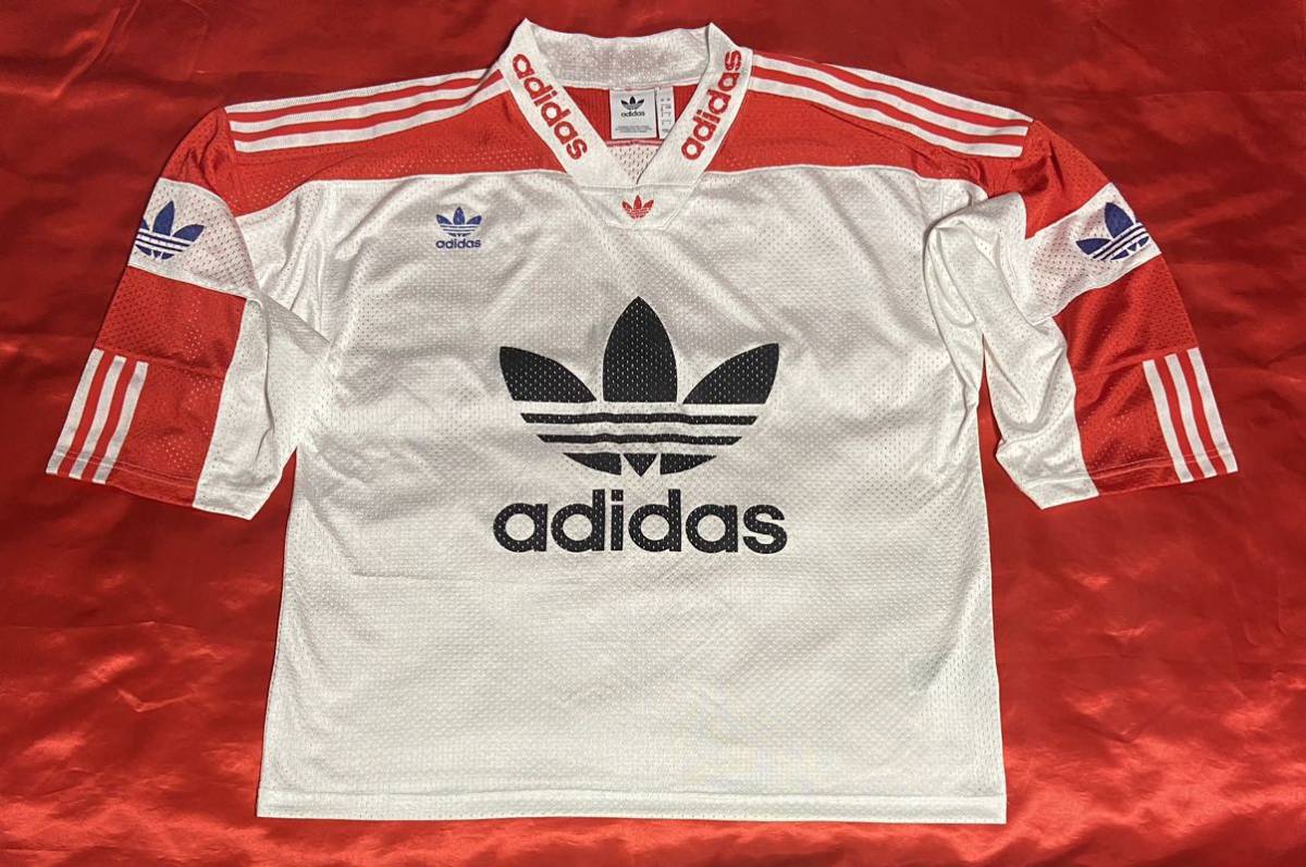 adidas originals ブルーライナー トレフォイル ジャージー サイズM拍卖