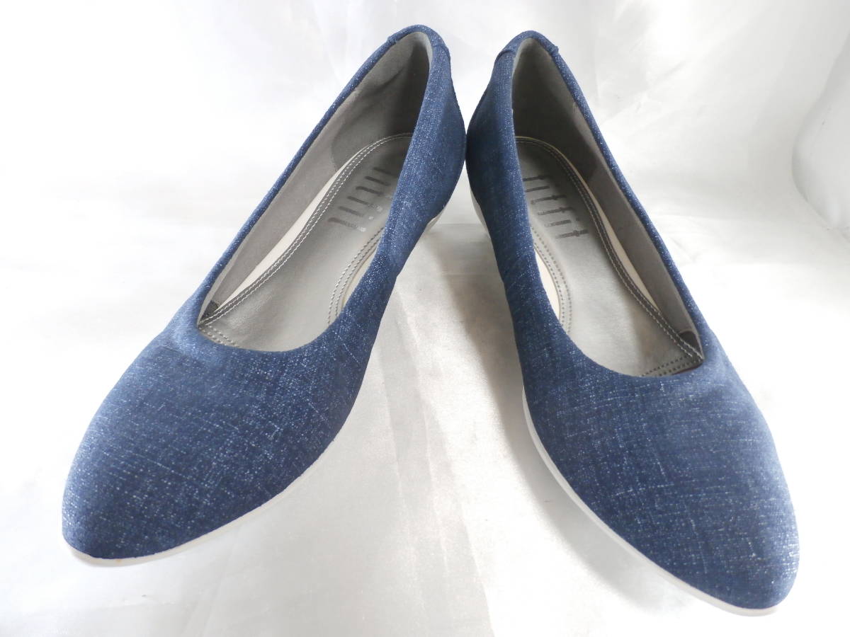 fitfit★本革パンプス★21.5★試着のみ★検索れいさえ21.5拍卖