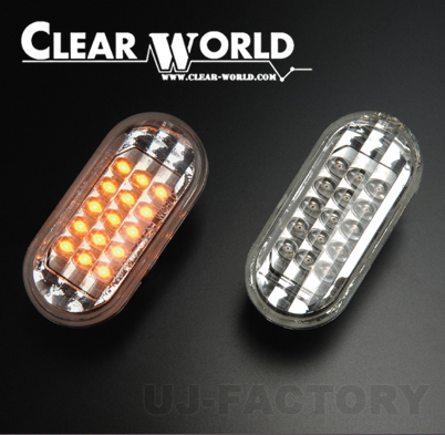 CLEAR WORLD クリアワールド LEDサイドマーカー クリアレンズ 日産 ティーダ C11 2004/09~2006/12 SMN-11L拍卖