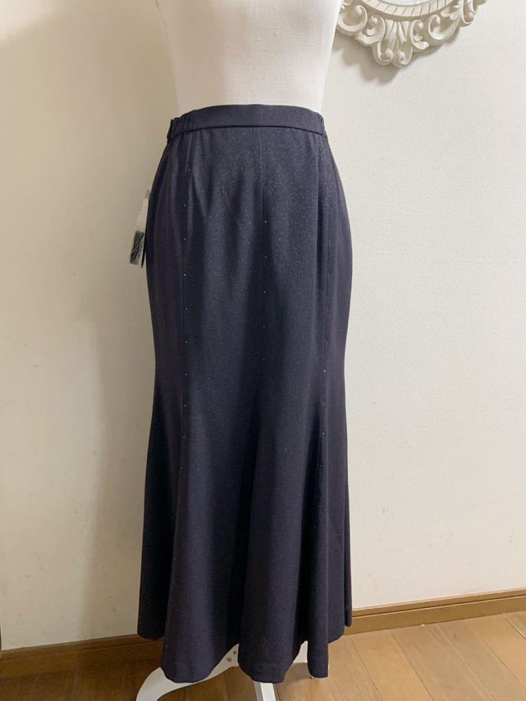 新品タグ付き Dagur ロングスカート マキシ丈 音楽会 パーティにも ラメ混拍卖