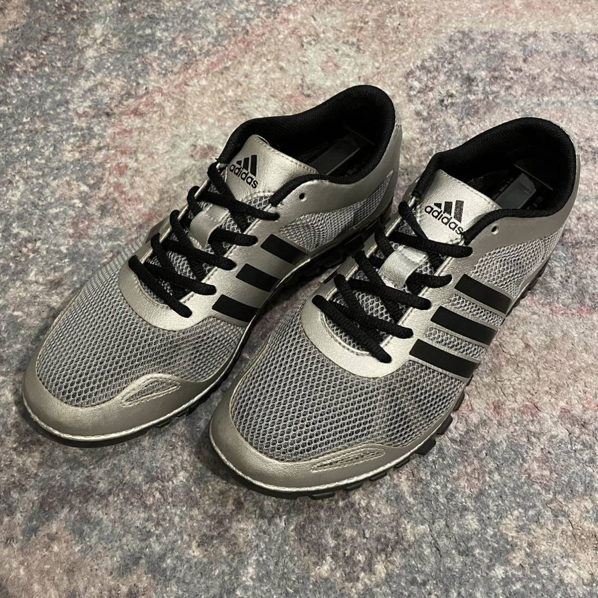 Adidas Vintage Fluid Trainer Sneakers アディダス フルイドテックトレーナー シルバー オリジナルス ヴィンテージ ビンテージ スニーカー拍卖