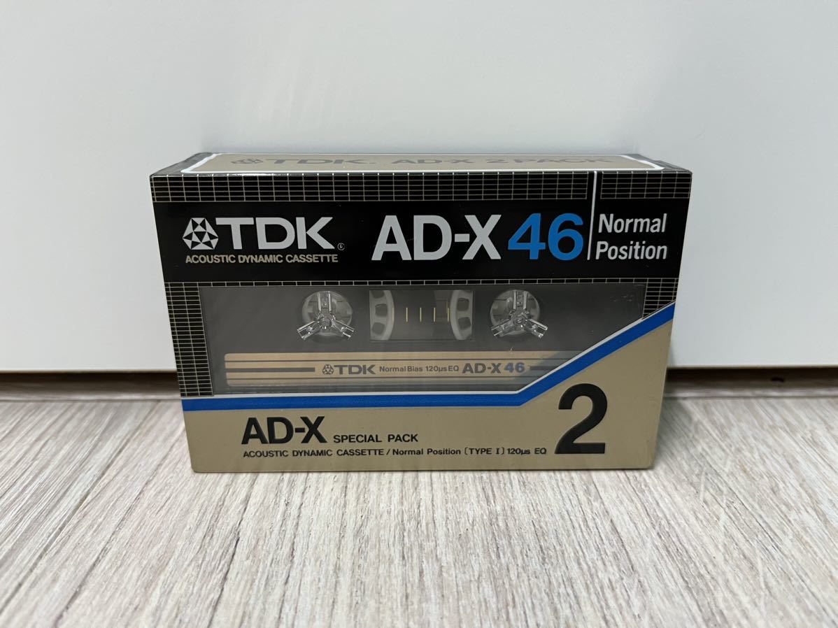 【超希少・未使用・2本組】TDK AD-X 46 ノーマルポジション NORMAL POSITION カセットテープ 日本製拍卖