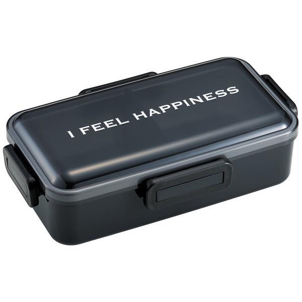 弁当箱 830ml ランチボックス 抗菌 ふわっとシースルーカラー ナイトブラック スケーター拍卖