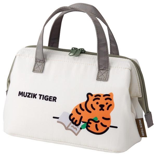 ムジークタイガー がま口型ランチバッグ 弁当バッグ 保冷 M MUZIK TIGER スケーター拍卖