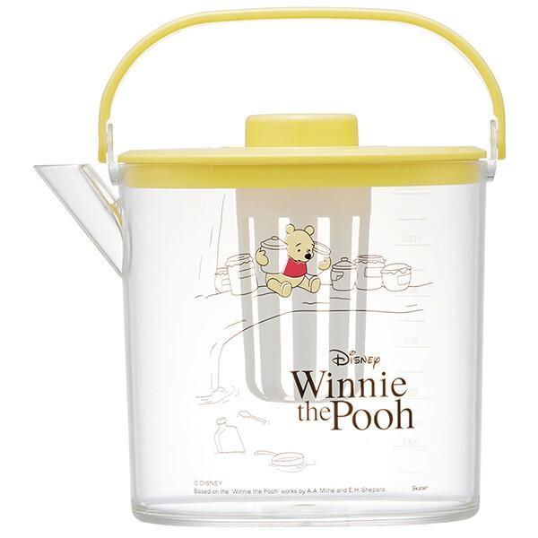 くまのプーさん 茶漉し付冷茶ポット 冷水筒 熱湯OK 1.2L ピッチャー Cafe ディズニー スケーター拍卖