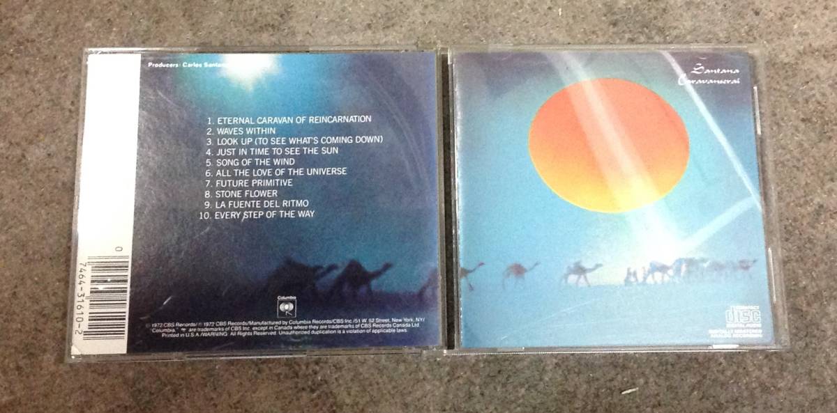 Santana 1 CD , Caravanserai拍卖