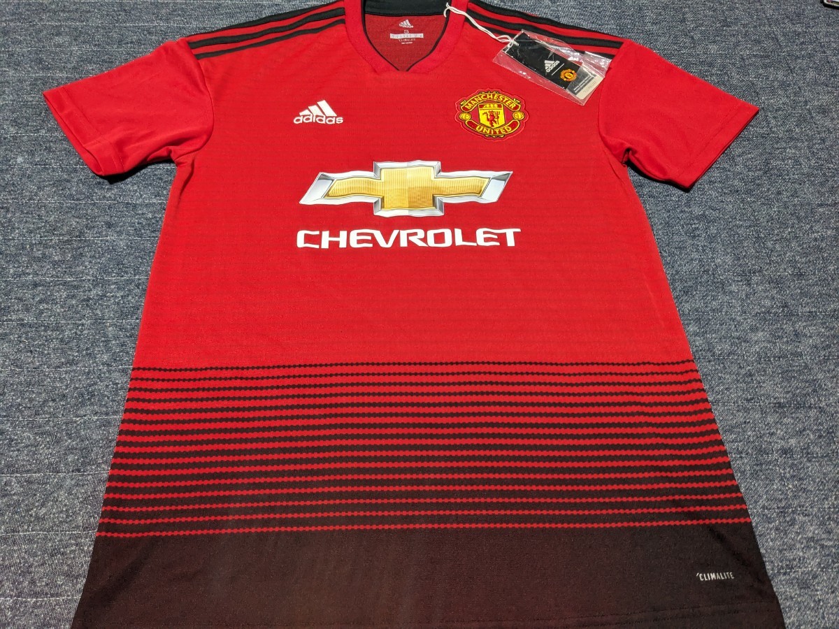 新品未使用 マンチェスターユナイテッド adidas ユニフォーム レプリカ サッカー 半袖 アディダス ホイルンド ガルナチョ メイヌー M拍卖