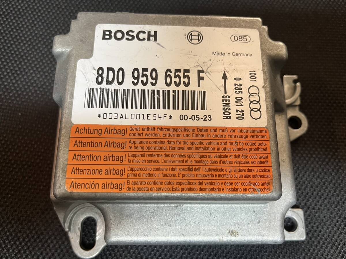 保証付き!! アウディ 8D0 959 655 F 8D0959655F エアーバック エアバッグ コンピュータ コンピューター ECU327 m.拍卖