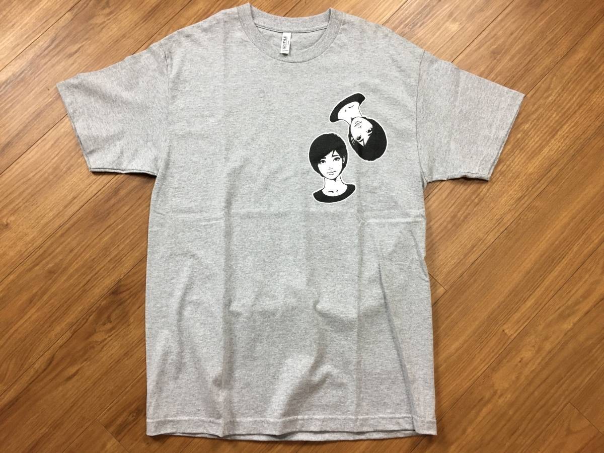未使用品 ON AIR オンエアー Kyne キネ 0020 S/SL Tee 半袖 プリント Tシャツ グレー サイズL拍卖