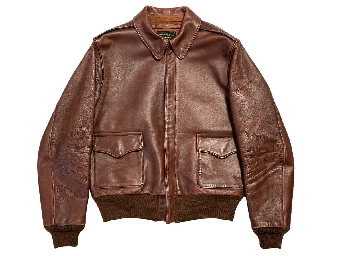 GORILLA ゴリラ 別注 THE FEW ザフュー A-2 フライトジャケット ホースハイド 馬革 サイズ36拍卖