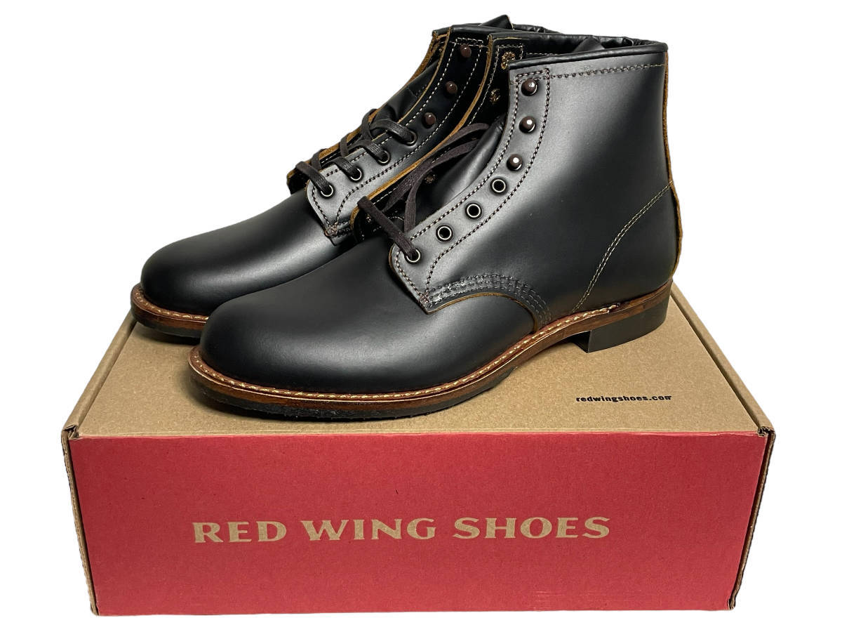 未使用品 8.5D RED WING レッドウイング 9060 BECKMAN FLATBOX ベックマン フラットボックス クローンダイク 茶芯拍卖