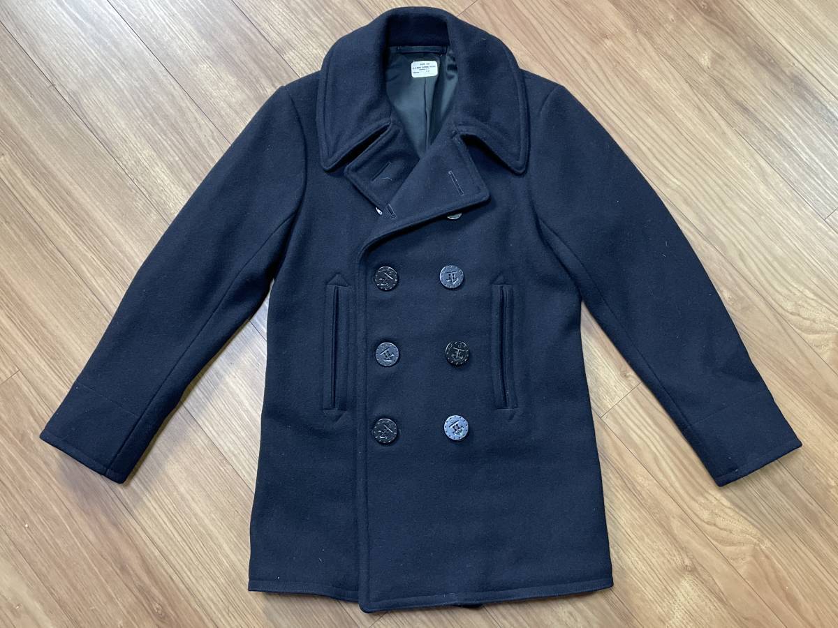 極美品 サイズ36 THE REAL McCOY'S リアルマッコイズ P COAT Pコート ピーコート 13スター メルトン ジャケット拍卖