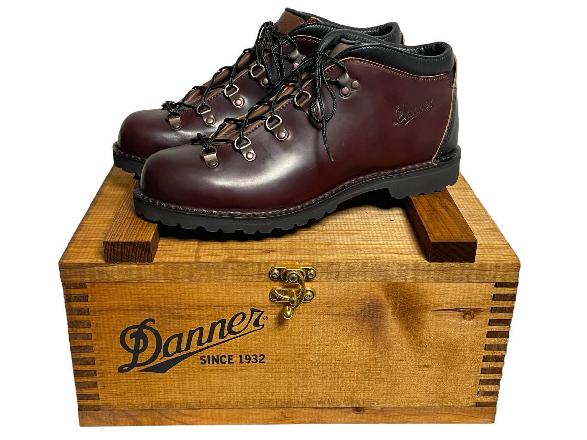 未使用品 10EE DANNER TRAMLINE CORDOVAN BURGUNDY 54314 ダナー トラムライン コードバン ホーウィン マウンテンライト バーガンディ拍卖