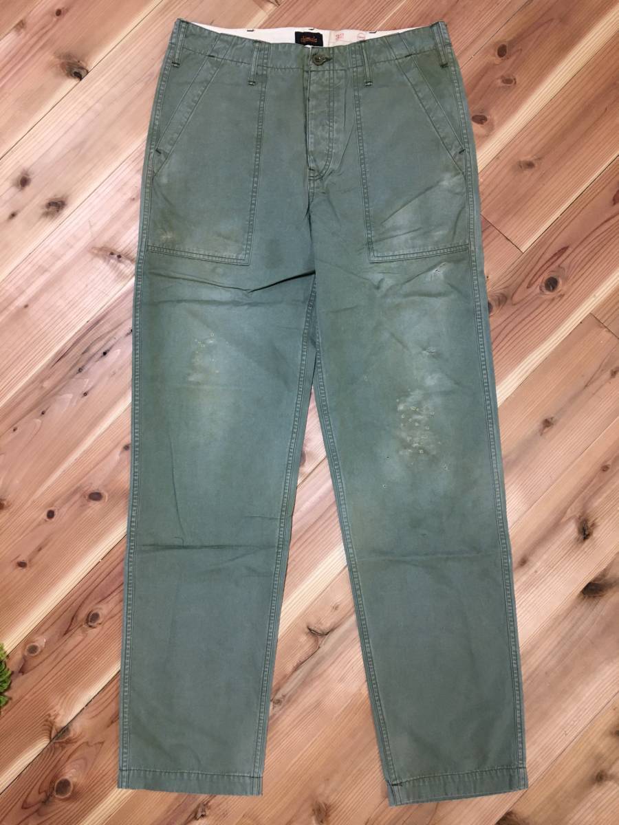 166 未使用品 chimala チマラ ミリタリー ベイカーパンツ ユーティリティ サイズ27拍卖